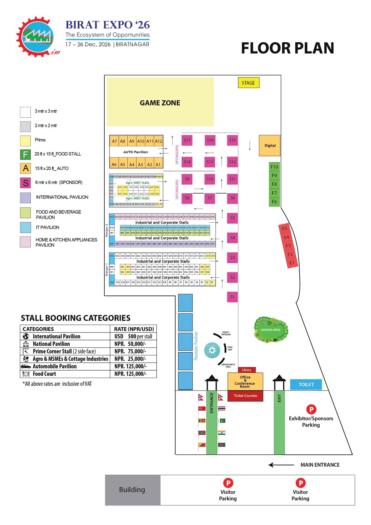 Birat Expo 2026 Floor Plan